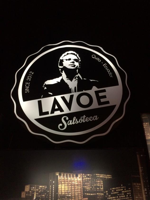 Salsoteca Lavoe in northern Quito is one of those places which prohibit beer on the floor.