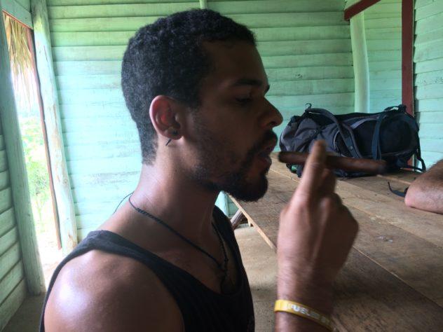 Discovering Cigars on Horseback in Viñales Cuba smoking cigar