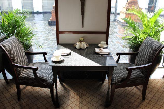 sukhothai lobby salon chocolate buffet table settings