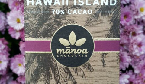 Manoa Hilo Island Chocolate Front of Bar Packaging