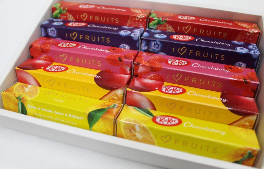 i heart fruit kitkats fruity chocolate collection chocolatory japan