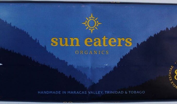 Craft Chocolate Review Sun Eaters 80% Front of Bar Packaging