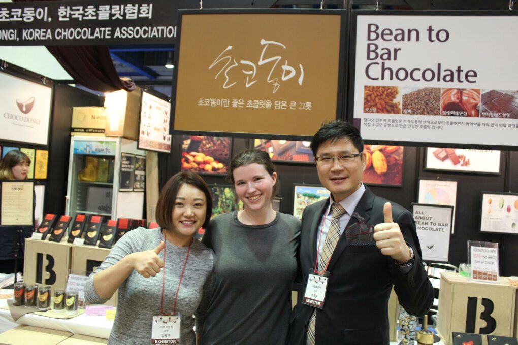 Seoul chocolate festival with colleagues.