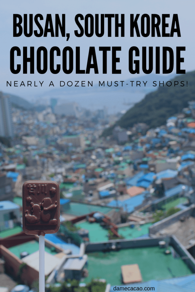 Check out some of the delicious chocolate cafes in Busan, South Korea-- they're all across the city, so you're guaranteed to find one nearby no matter where you go! | #expat #travel #busan #culture #village #chocolate #cacao #cocoa #best #cafes #foodie #foodies #korea #south #eat #cute #seomyeon #haeundae #dala #truffles #bonbons