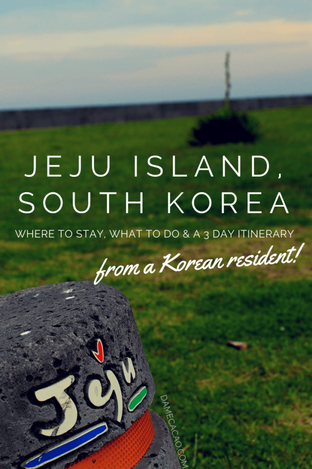 Jeju Island pinterest pin 1