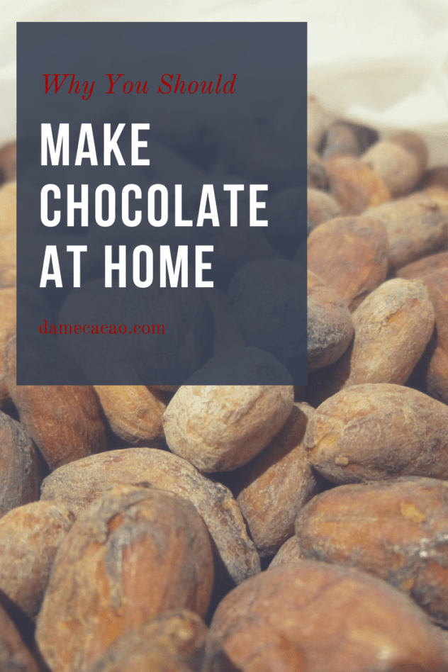 When considering potential hobbies, chocolate making rarely comes to mind, but why not? It's fun and interesting, plus you get to eat the results! | #chocolate #chocolat #make #at #home #making #bean #to #bar #beantobar #craft #homemade #hobbies #DIY #made
