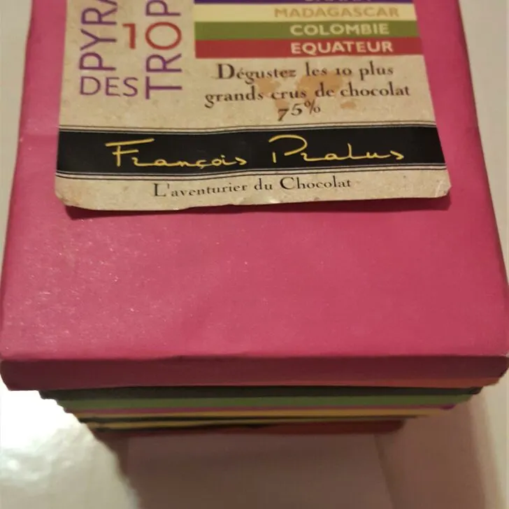 Francois Pralus Pyramid Tropicale 10 bars bean to bar french chocolate