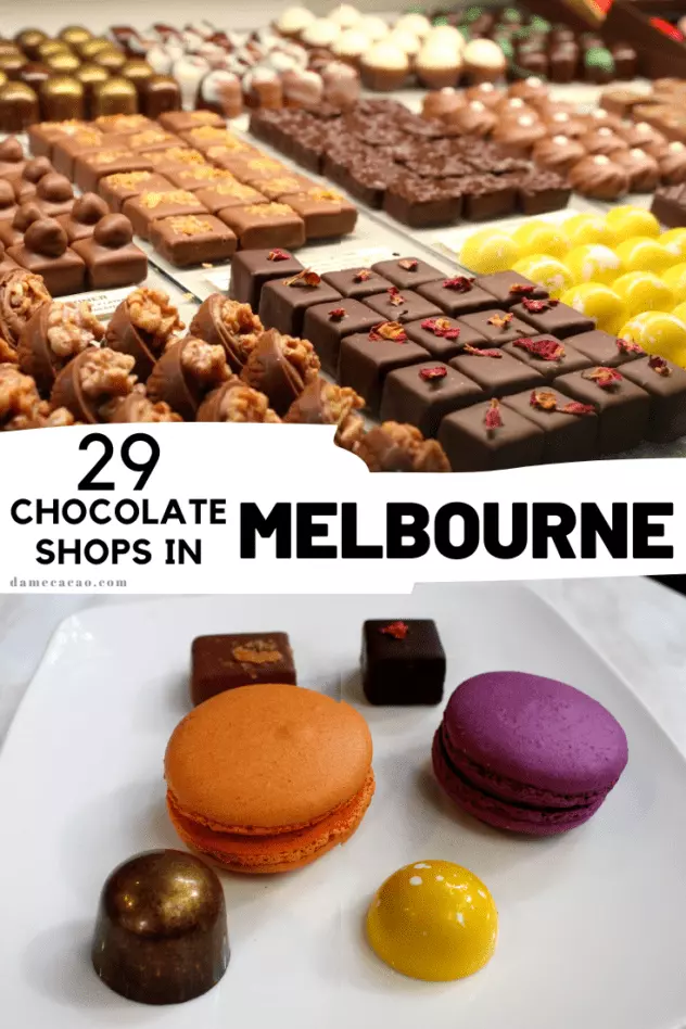 Melbourne Chocolate guide pinterest pin 1