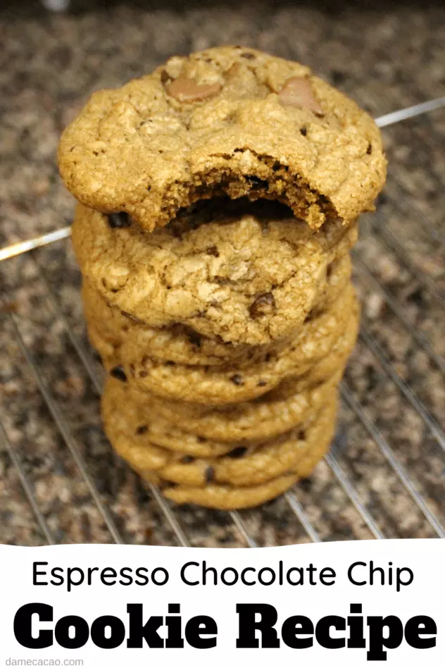 coffee cookie recipe pinterest pin 2