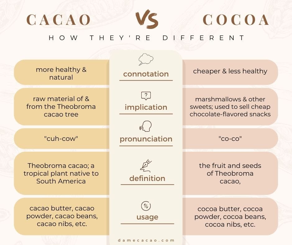 Cacao Powder Vs Cocoa Powder, 47% OFF