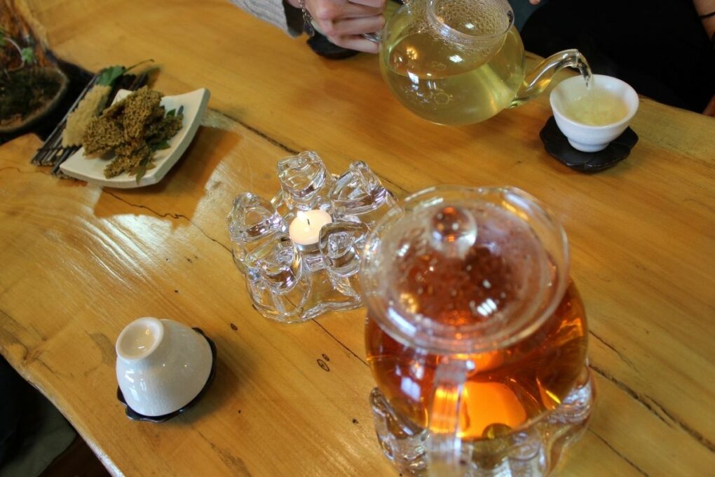 Tea ceremony in South Korea.