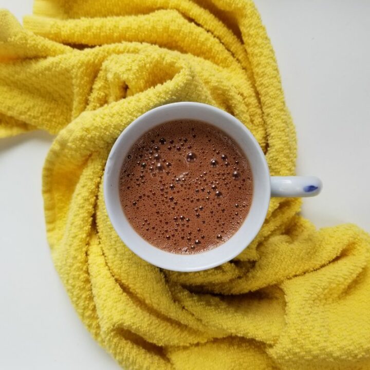 Creamy Protein Hot Chocolate (Without Cocoa Powder)