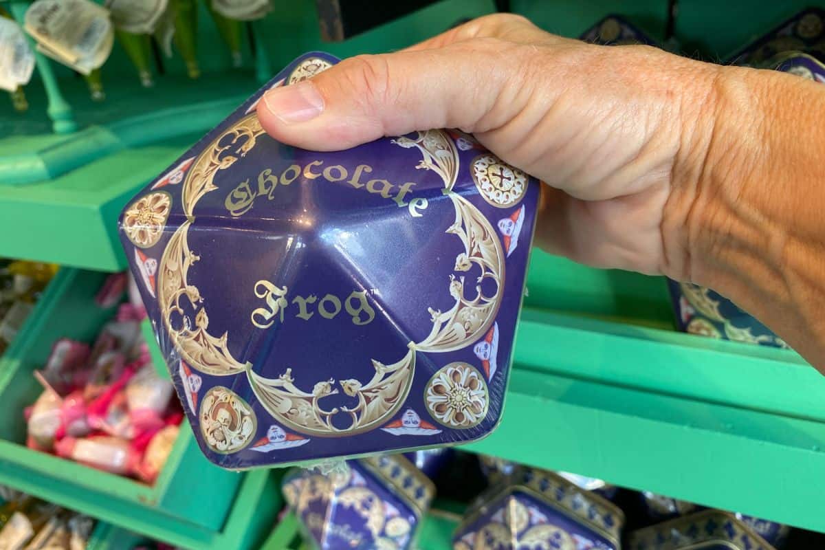 a pack of a harry potter chocolate frog