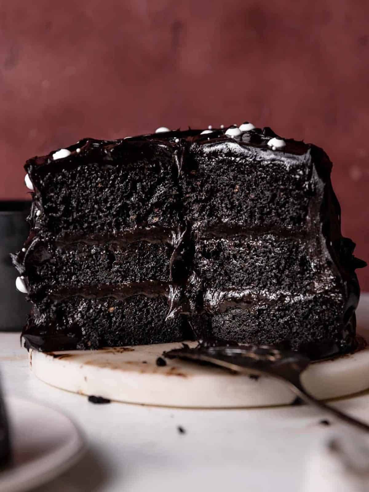 Black velvet cake. 
