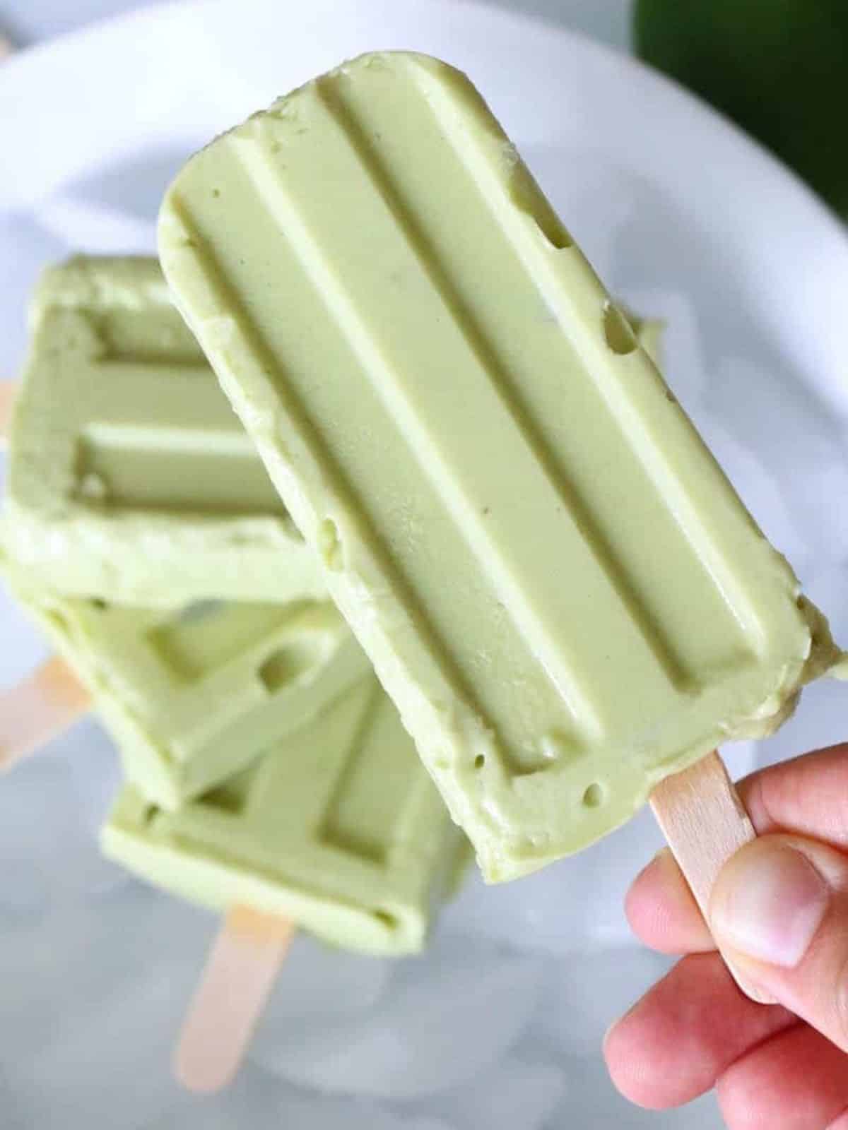 Key Lime Pie Popsicles.