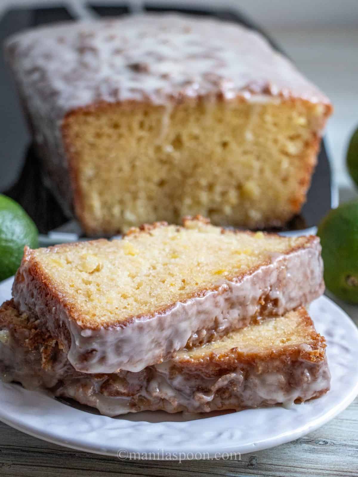 Glazed Pineapple Calamansi Bread.