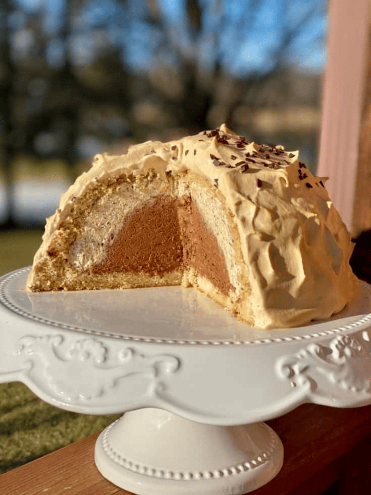 Fancy Dessert Zuccotto: a Creamy Italian Dessert Cake