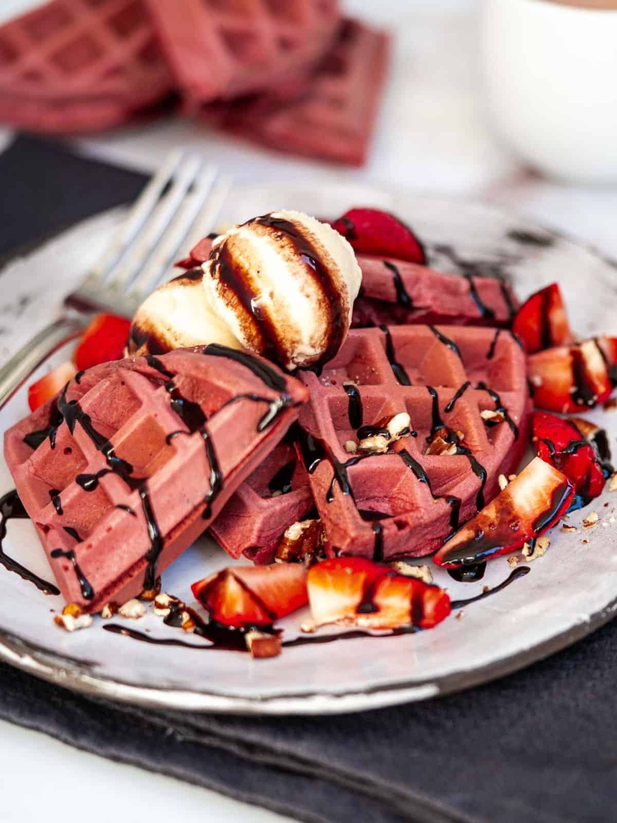 Red-Dessert-Red-Velvet-Waffles.