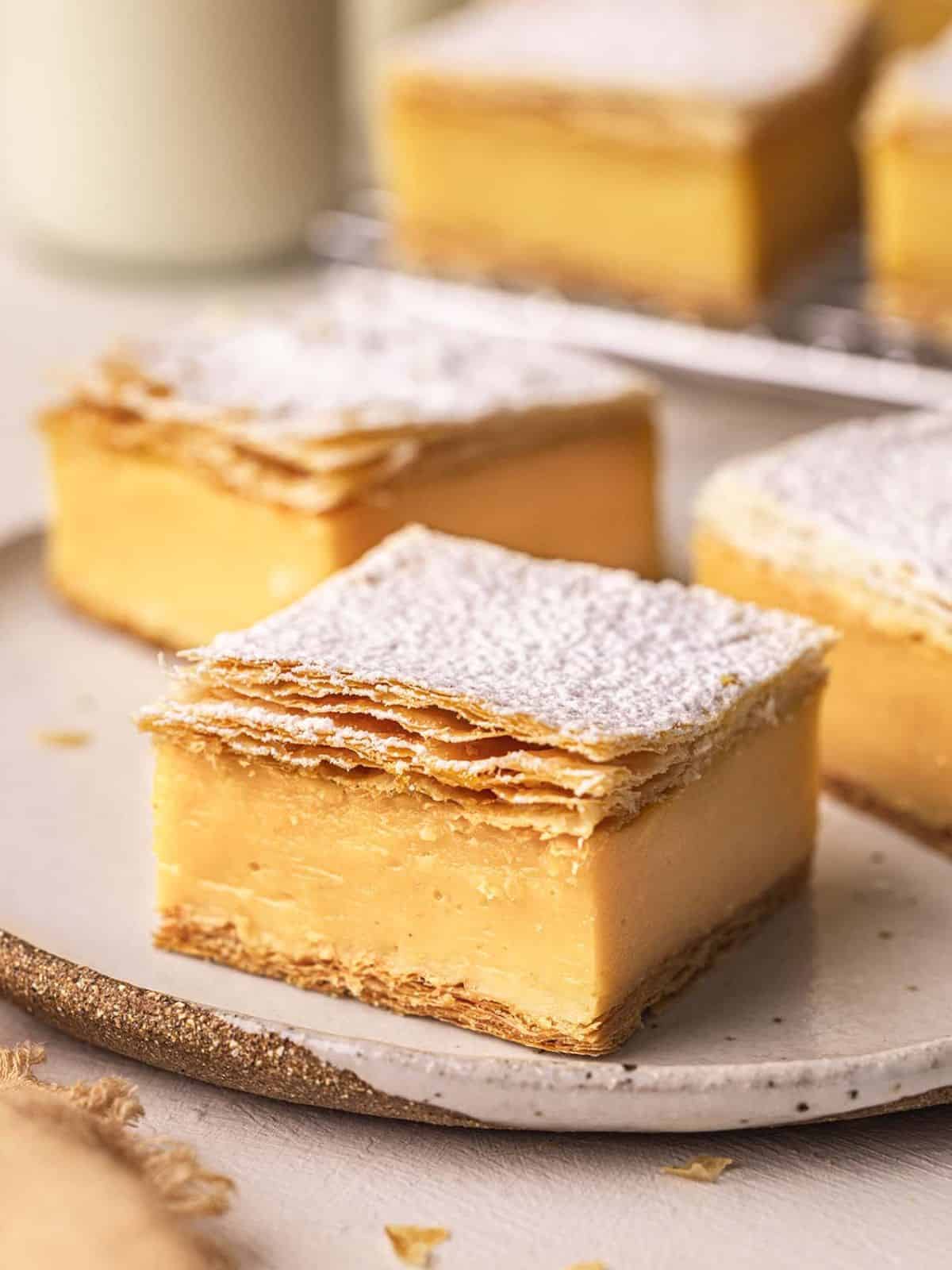 Yellow-Dessert-Vegan-Vanilla-Custard-Slice