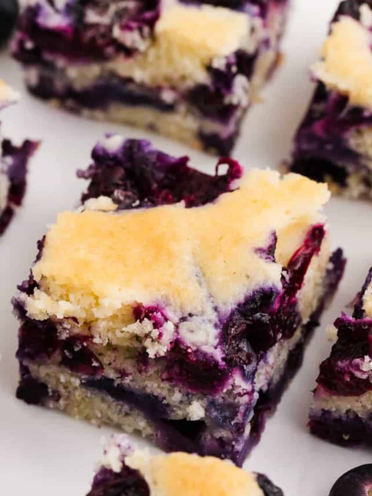 a delightful lemon blueberry buttermilk cake, a perfect balance of tangy and sweet flavors.