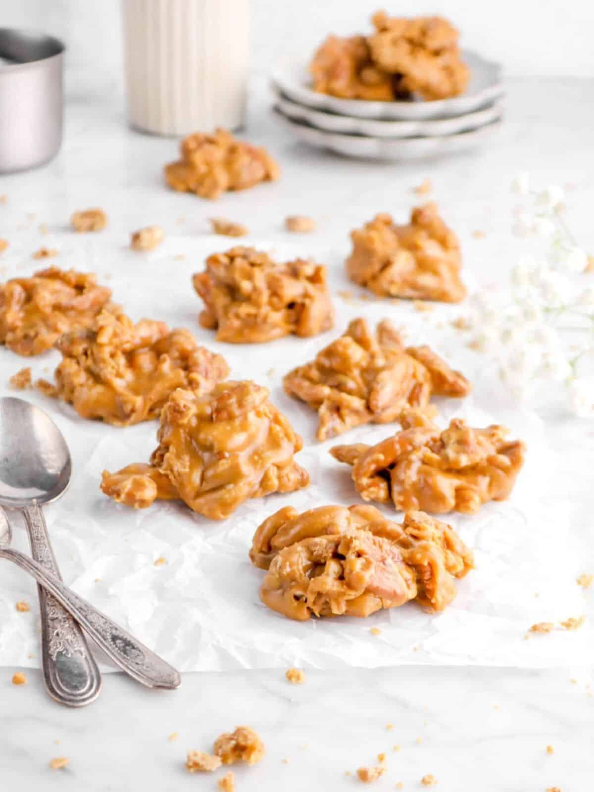 Southern Buttermilk Pecan Pralins, a delightful dessert featuring the rich flavor of buttermilk and the crunch of pecans.