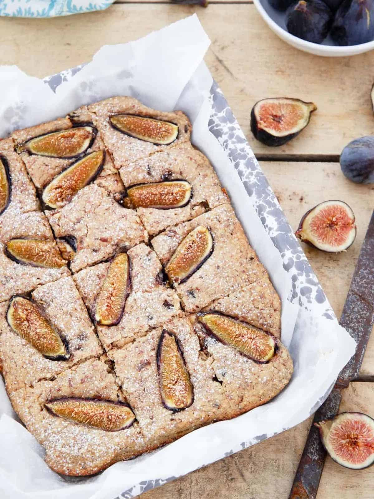 Fig Dessert Ricotta Almond Fig Cake