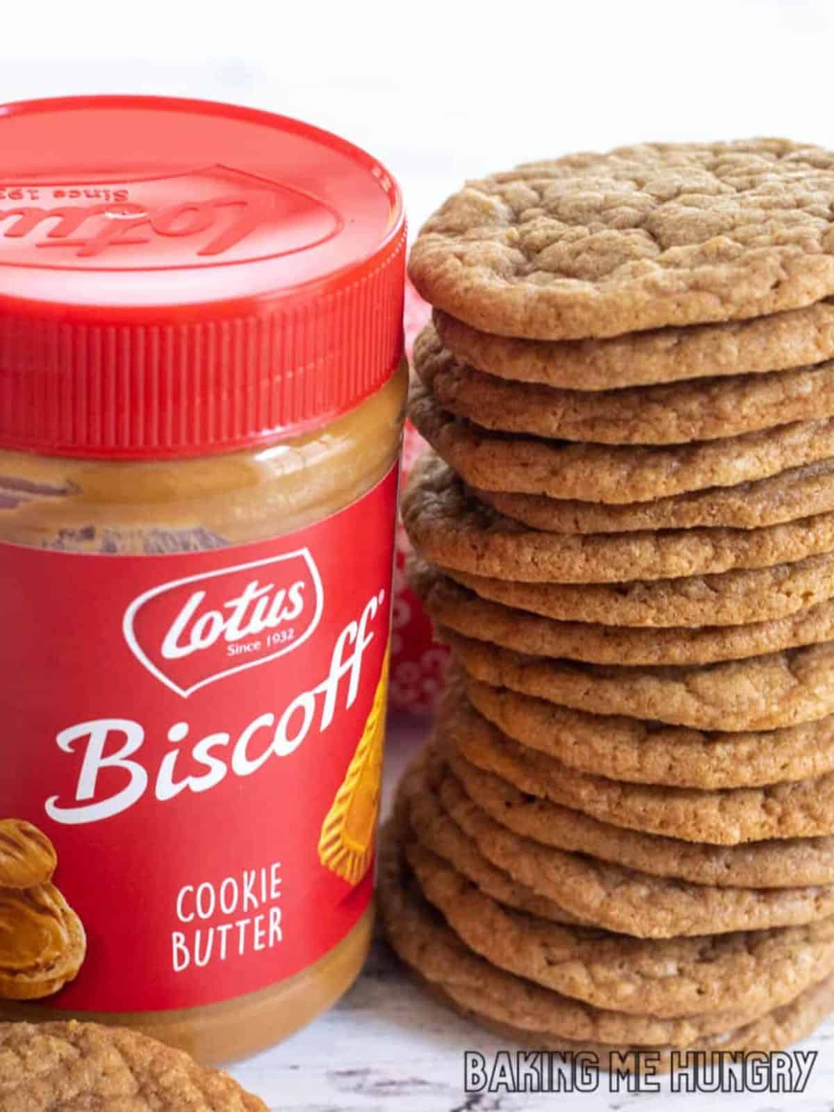 soft and decadent Biscoff butter cookies.