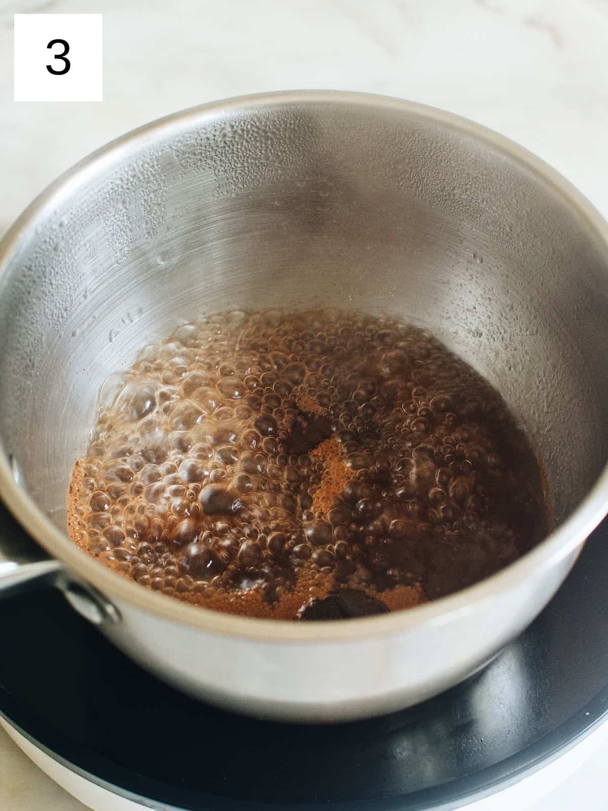 soften tableya in a boiling pot of water.