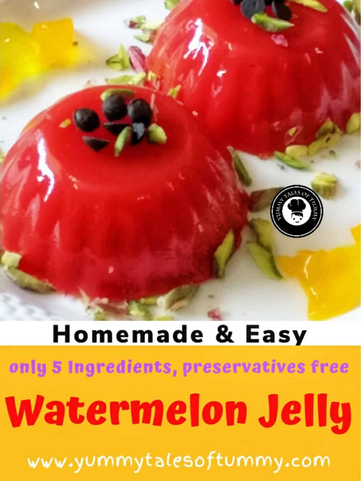 A homemade watermelon jelly recipe.