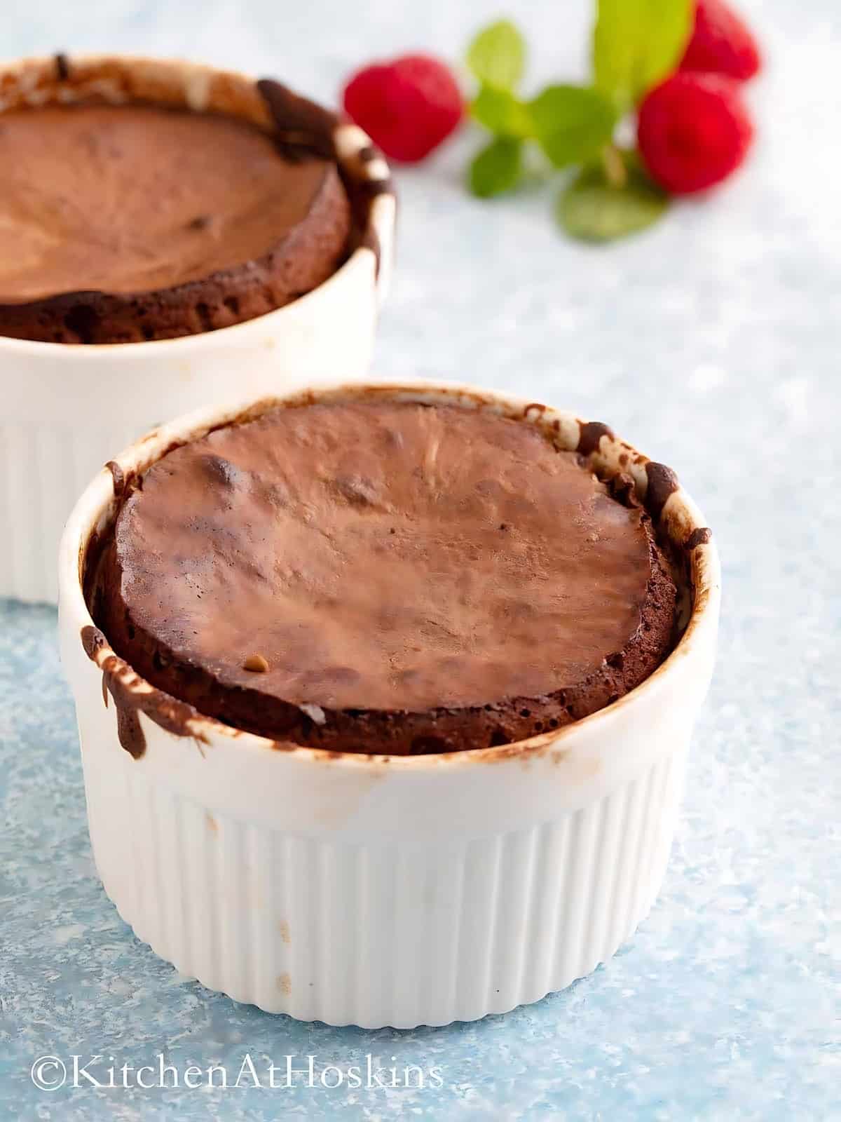 Chocolate lava cakes.