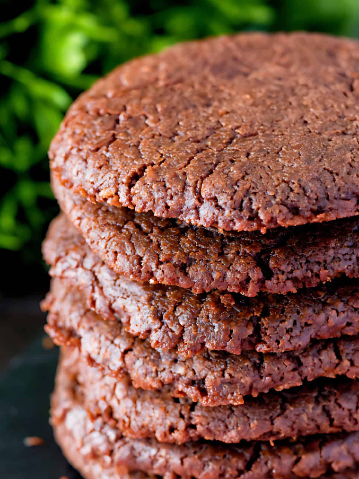 A stack of nutella cookies.